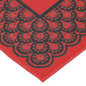 Elke kleurstoflens van de schedel tafelkleed (Gekanteld)