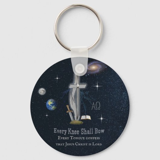 Elke knie moet boog sleutelhanger (Voorkant)