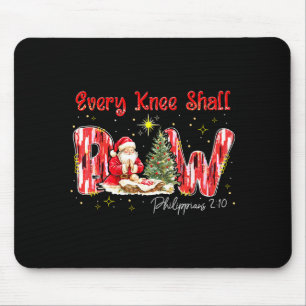 Elke Knie Zal Buigen Kerstman Kerststal Scene Muismat