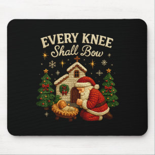 Elke Knie Zal Buigen Kerststalontwerp Muismat