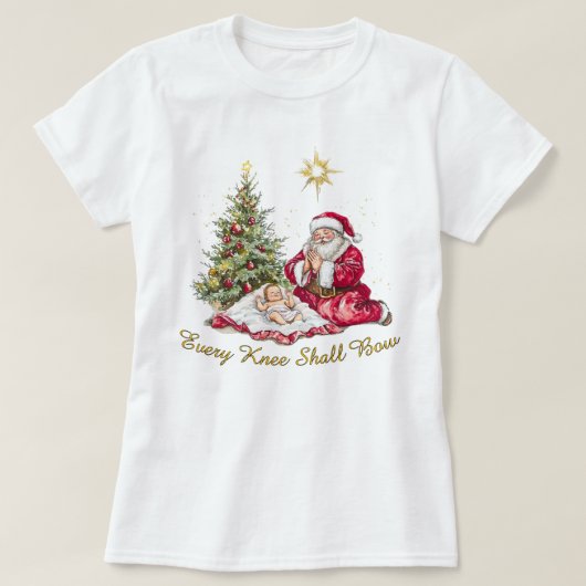 Elke Knie Zal Buigen T-Shirt (Design voorkant)