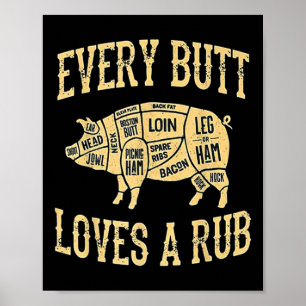 Elke knul houdt van een goede roofzuchtige varkens poster