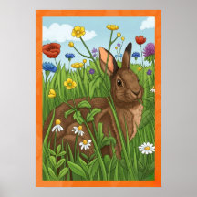 Elke Konijn Houdt Van Bloemen