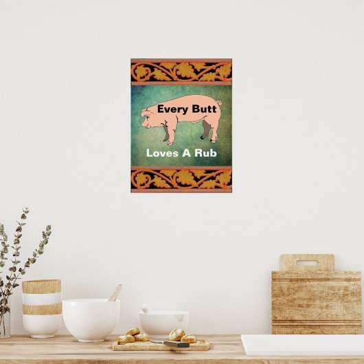 Elke kont houdt van een Poster (Keuken)