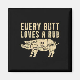 Elke kont houdt van een wrijf voor een vleesroker  magneet