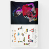 Elke leeftijd Afstandsbediening RC Auto Motor Kids Spandoek (Verticaal)