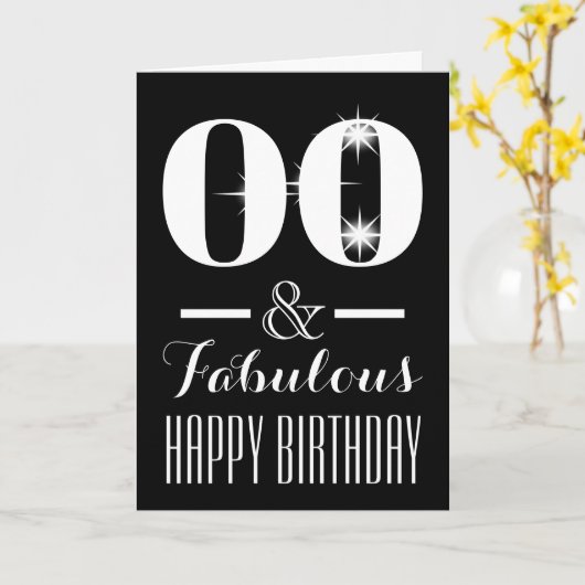 Elke leeftijd & fantastisch | Aangepaste achtergro Kaart (Gele Bloem)