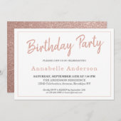 Elke leeftijd Moderne roze roze roze goudvlek Kaart (Voorkant / Achterkant)