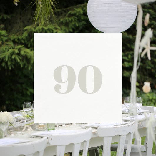 Elke Leeftijd Neutraal Verjaardag Cocktail servett Servet