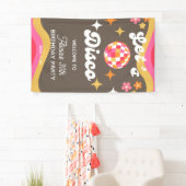 Elke leeftijd Retro Groovy 70s Laten we Disco Verj Spandoek (Insitu)