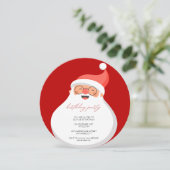 Elke leeftijd retro Kerstmis verjaardag Kaart (Staand voorkant)