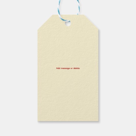 Elke leeftijd retro mascotte bowling verjaardagsfe cadeaulabel (Achterkant)