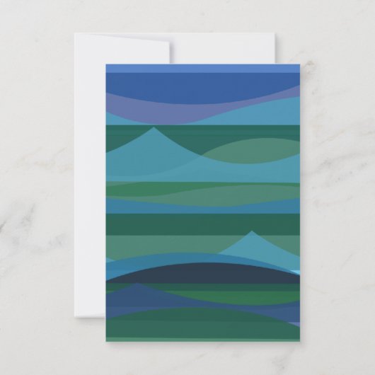 elke leeftijd retro OCEAN WHALE verjaardagsfeestje Kaart (Achterkant)