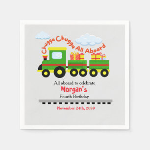 Elke leeftijd Verjaardag Schattigee kleurrijke tre Servet