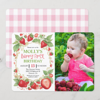 ELKE LEEFTIJD - Very Berry Strawberry Verjaardagsf Kaart