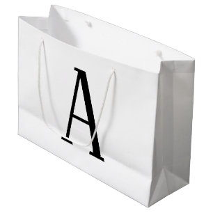 Elke letter zwart-wit of doe-het-zelf kleuren groot cadeauzakje
