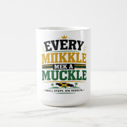 “Elke mikkle maakt een mukkle.” Koffiemok