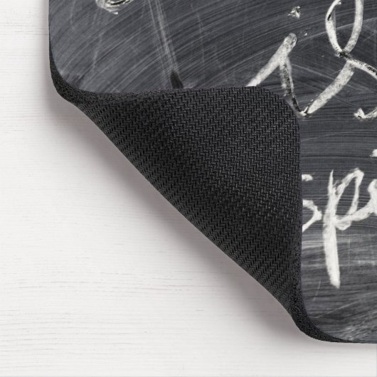 Elke Moment is een Inspiratie Schoolbord Citaat Muismat (Hoek)