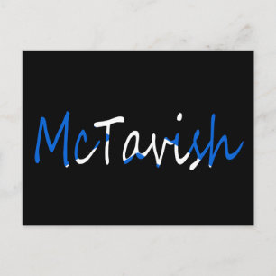 Elke naam bedekt met Schotse vlag pcnt Briefkaart