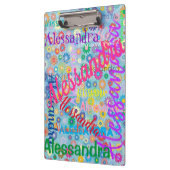 Elke Naam Collage Klembord met Bloemen (Links)