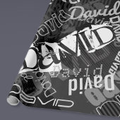 Elke naam Creative Black & White Cadeaupapier