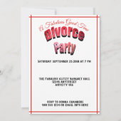 Elke naam op elke datum en locatie scheiden - save the date (Achterkant)