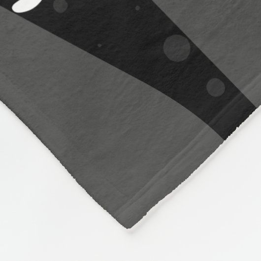 Elke naam Street Art Look Zwart & Wit Fleece Deken (Hoek)