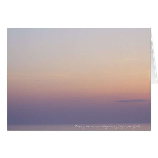 Elke ochtend is een Gift van God... (Voorkant Horizontaal)