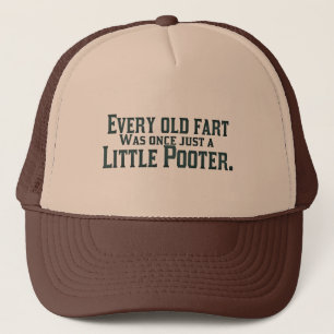 Elke oude kunst was ooit een klein pootje trucker pet