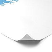 Elke Rat Rescue - Blauw Logo Poster (Hoek)