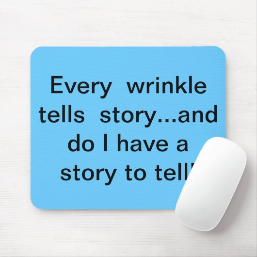 Elke rimpel vertelt het muispad van het verhaal muismat (Met muis)