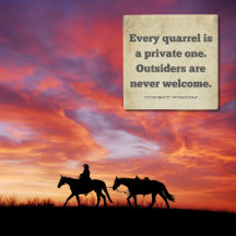 Elke ruzie | Cowboy Wijsheid | Zuidelijke notering