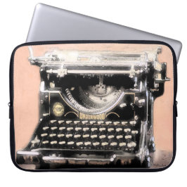 Elke schrijver houdt van een underwood-schrijfmach laptop sleeve