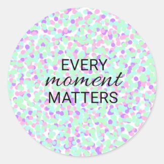 Elke seconde telt sticker