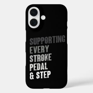 Elke slag, pedaal en stap ondersteunen - Multispor iPhone 16 Hoesje