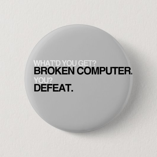 Elke smaakbonen ronde button 5,7 cm (Voorkant)