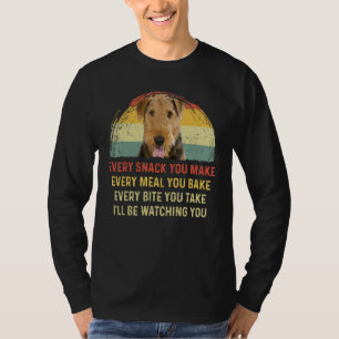 Elke snack die je Airedale Terrier Dog mam doet T-shirt