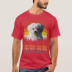  elke snack die je elke maaltijd maakt t-shirt