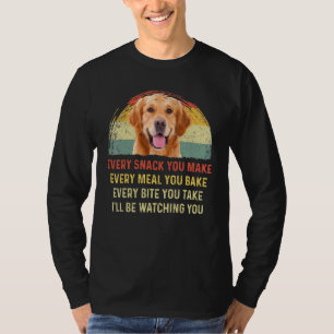 Elke snack die je Golden Retriever doet, mam Dog T-shirt