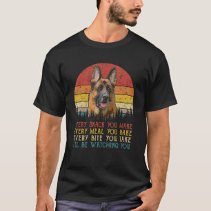 Elke Snack Die Je Maakt Duitse Herdershond, Hond M T-shirt
