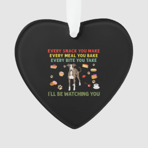 Elke snack die je maakt elke maaltijd die je gebru ornament