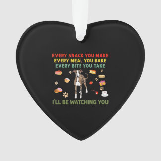 Elke snack die je maakt elke maaltijd die je gebru ornament