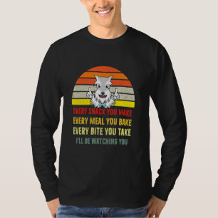 Elke snack die je maakt, zal Y bekijken T-shirt