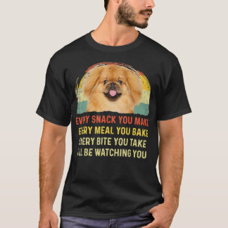 Elke snack die je nodig hebt om Pekingese Dog Mam  T-shirt