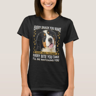 Elke snack die je van Bernese Mountain Dog mam maa T-shirt