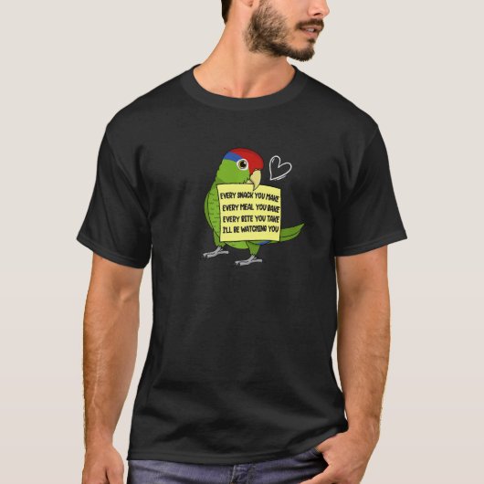 Elke snackmaaltijd of biet ik Mexicaans rood met A T-shirt (Voorkant)