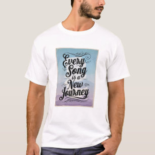 Elke Song Is Een Nieuwe Reis T-shirt