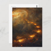 Elke stap is een ritueel - Mystic Path Design Briefkaart (Voorkant / Achterkant)