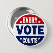 Elke stemlijst ronde button 7,6 cm (Voorkant /achterkant)