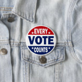 Elke stemlijst ronde button 7,6 cm (In situ)